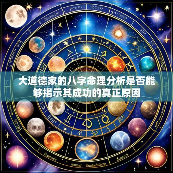 大道德家的八字命理分析是否能够揭示其成功的真正原因
