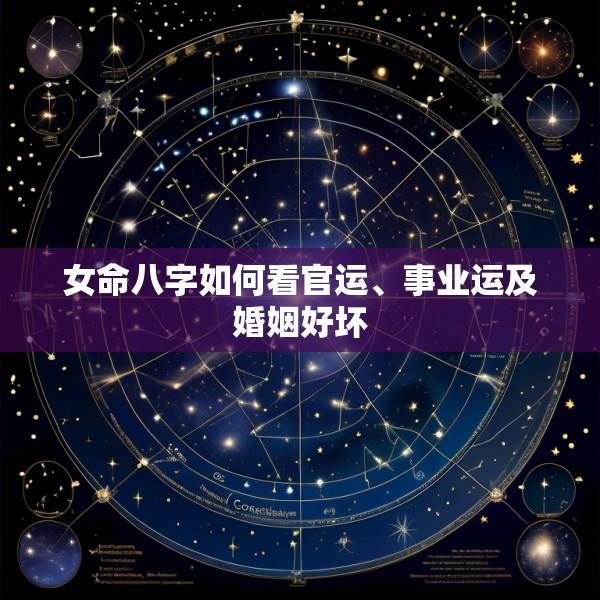 女命八字如何看官运、事业运及婚姻好坏