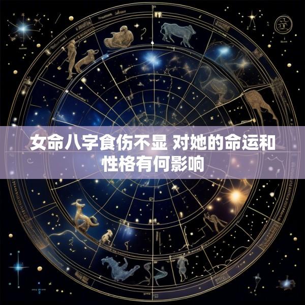 女命八字食伤不显 对她的命运和性格有何影响