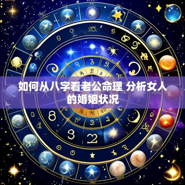 如何从八字看老公命理 分析女人的婚姻状况
