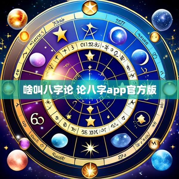 啥叫八字论 论八字app官方版