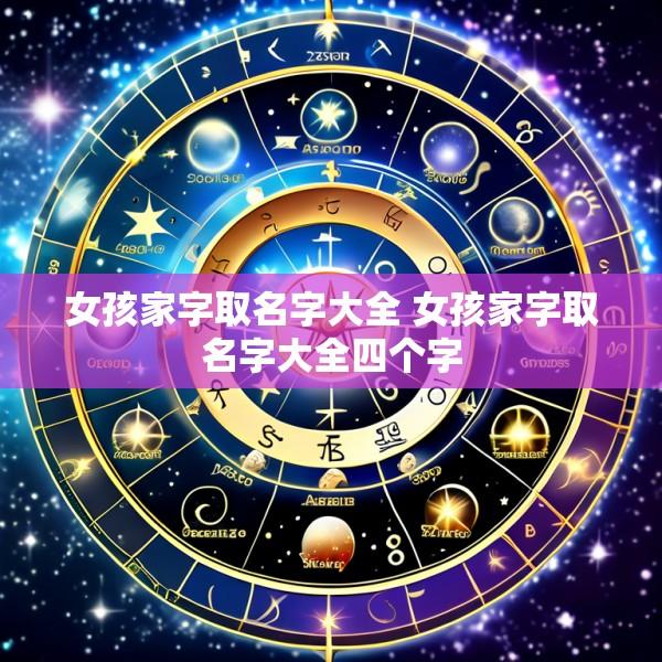 女孩家字取名字大全 女孩家字取名字大全四个字