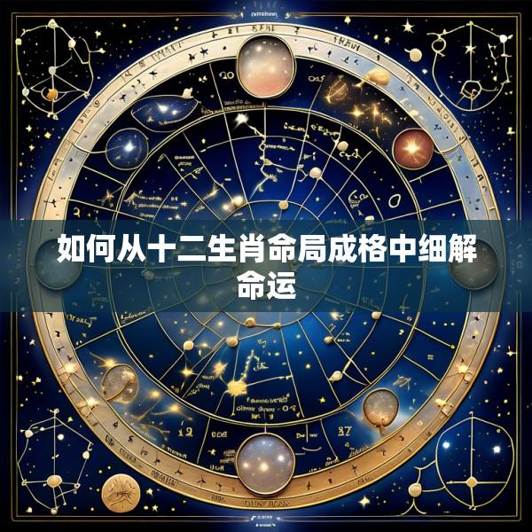 如何从十二生肖命局成格中细解命运