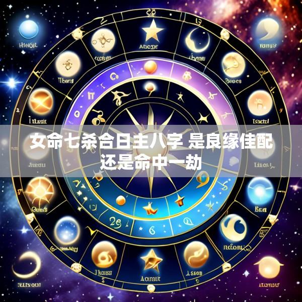 女命七杀合日主八字 是良缘佳配还是命中一劫