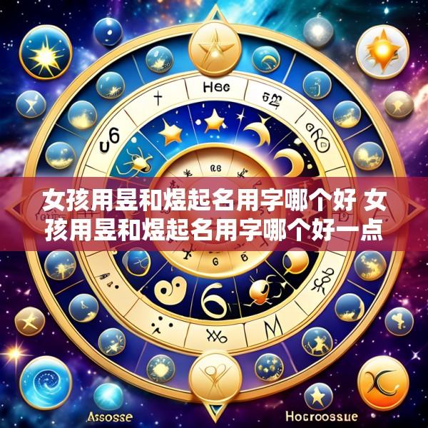 女孩用昱和煜起名用字哪个好 女孩用昱和煜起名用字哪个好一点