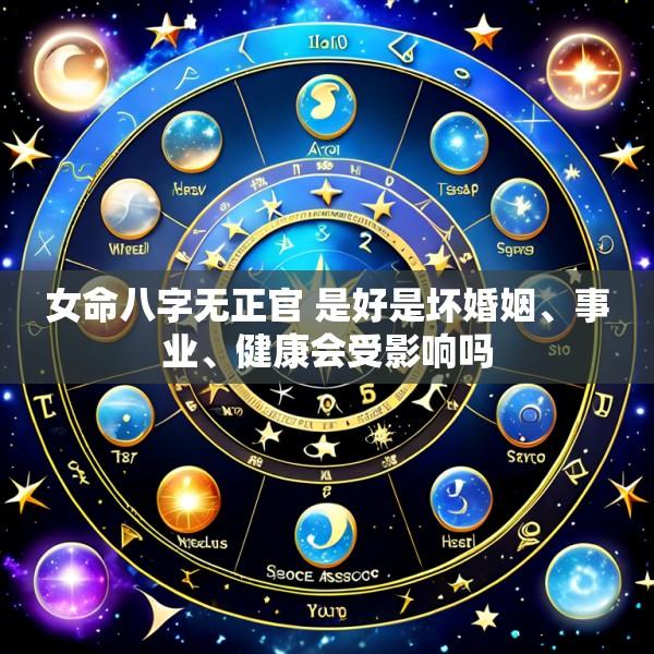 女命八字无正官 是好是坏婚姻、事业、健康会受影响吗