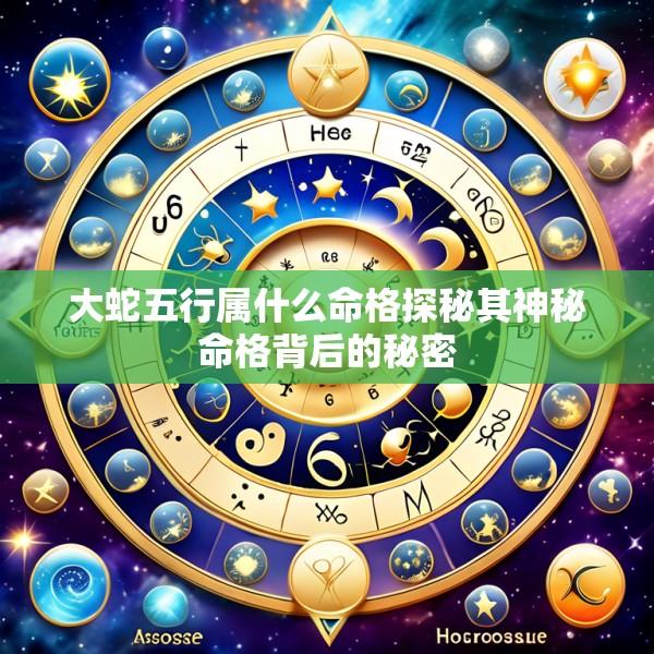 大蛇五行属什么命格探秘其神秘命格背后的秘密