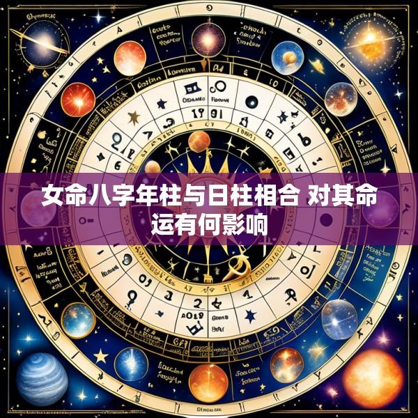 女命八字年柱与日柱相合 对其命运有何影响