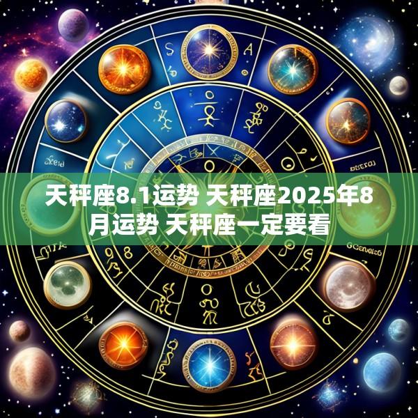 天秤座8.1运势 天秤座2025年8月运势 天秤座一定要看