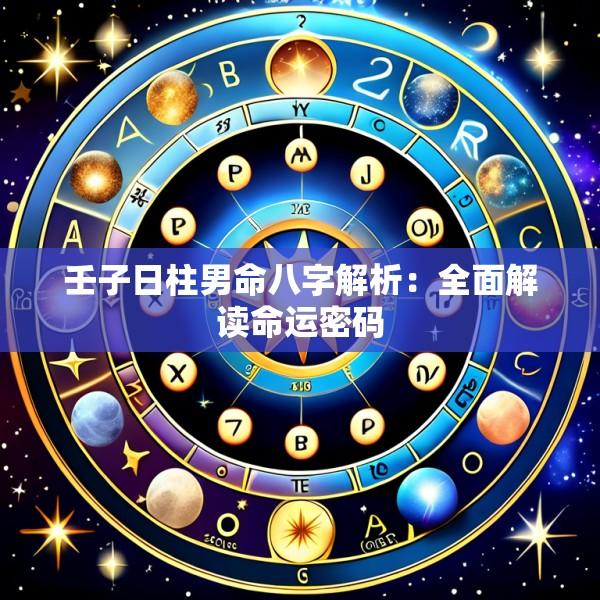壬子日柱男命八字解析：全面解读命运密码