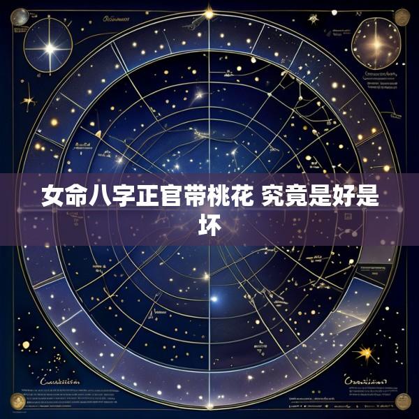 女命八字正官带桃花 究竟是好是坏