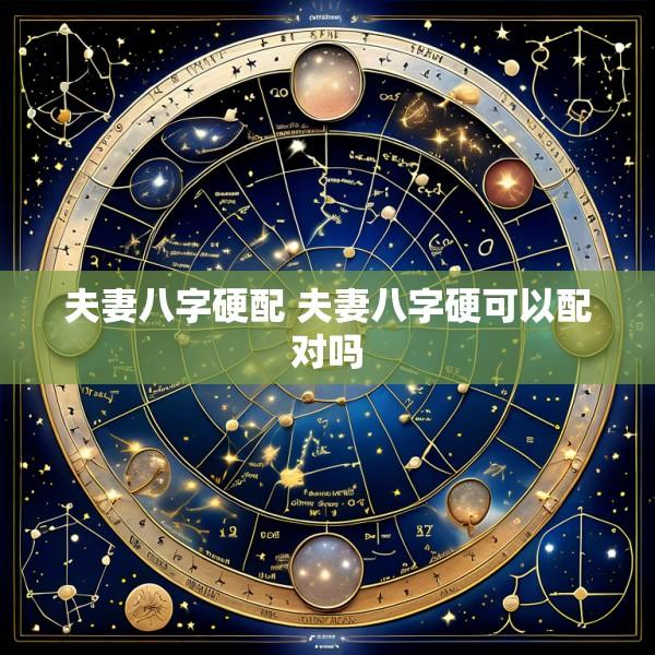 夫妻八字硬配 夫妻八字硬可以配对吗