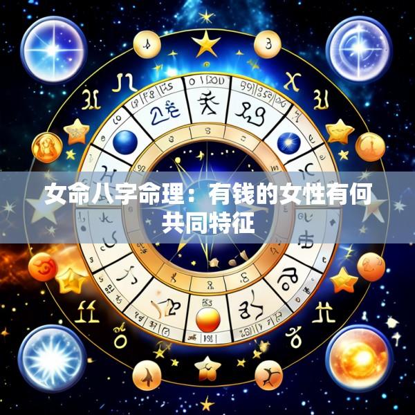 女命八字命理：有钱的女性有何共同特征