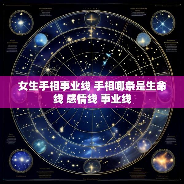 女生手相事业线 手相哪条是生命线 感情线 事业线