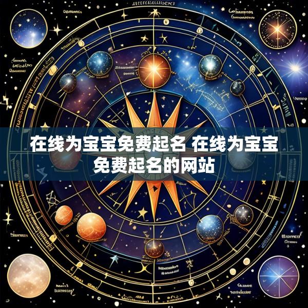 在线为宝宝免费起名 在线为宝宝免费起名的网站
