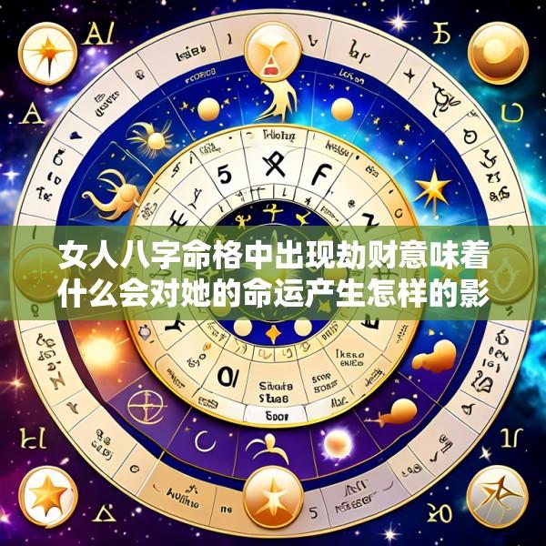 女人八字命格中出现劫财意味着什么会对她的命运产生怎样的影响