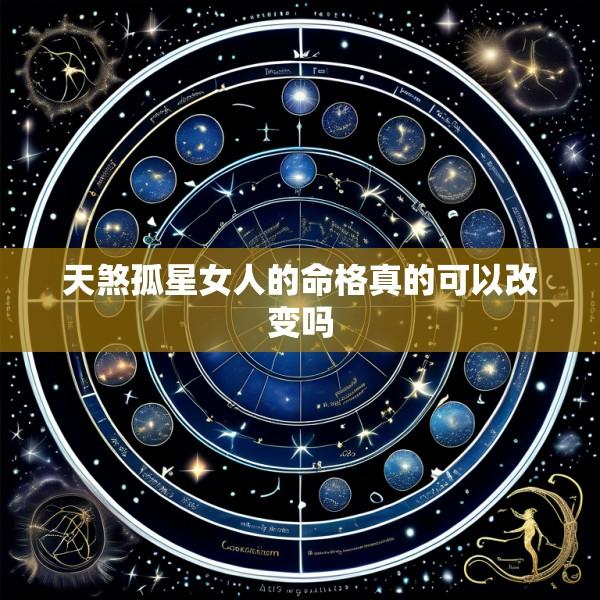 天煞孤星女人的命格真的可以改变吗