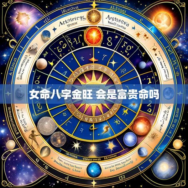 女命八字金旺 会是富贵命吗
