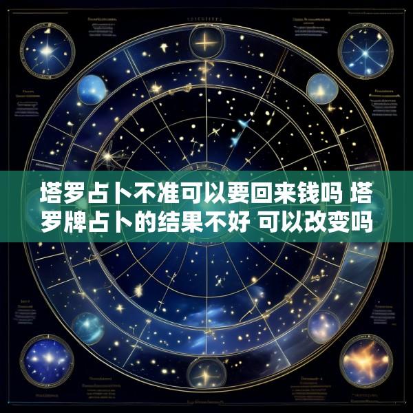 塔罗占卜不准可以要回来钱吗 塔罗牌占卜的结果不好 可以改变吗