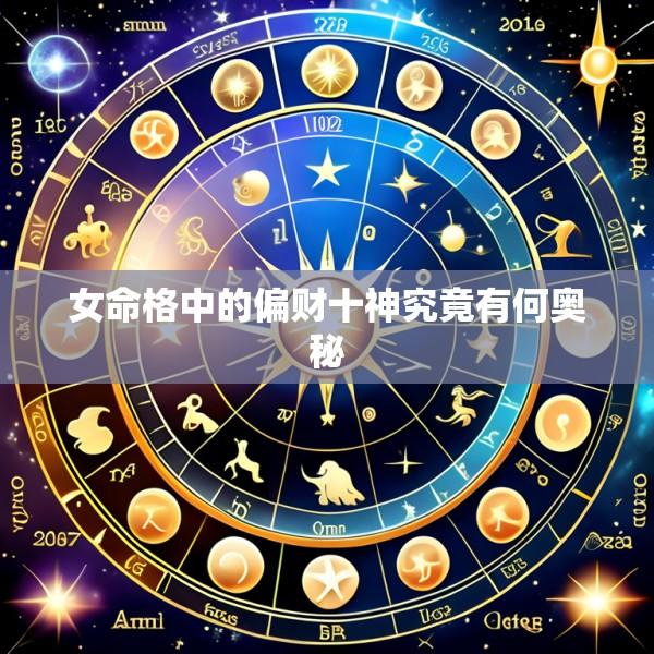 女命格中的偏财十神究竟有何奥秘