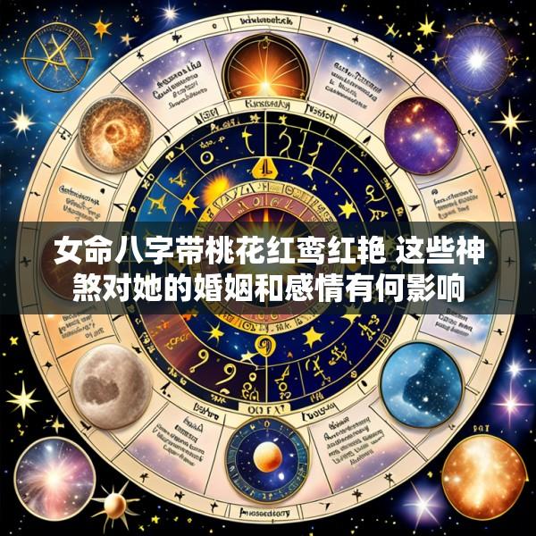 女命八字带桃花红鸾红艳 这些神煞对她的婚姻和感情有何影响