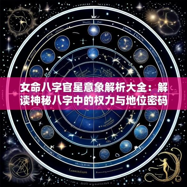 女命八字官星意象解析大全：解读神秘八字中的权力与地位密码