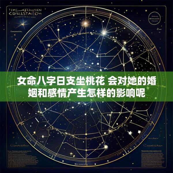女命八字日支坐桃花 会对她的婚姻和感情产生怎样的影响呢
