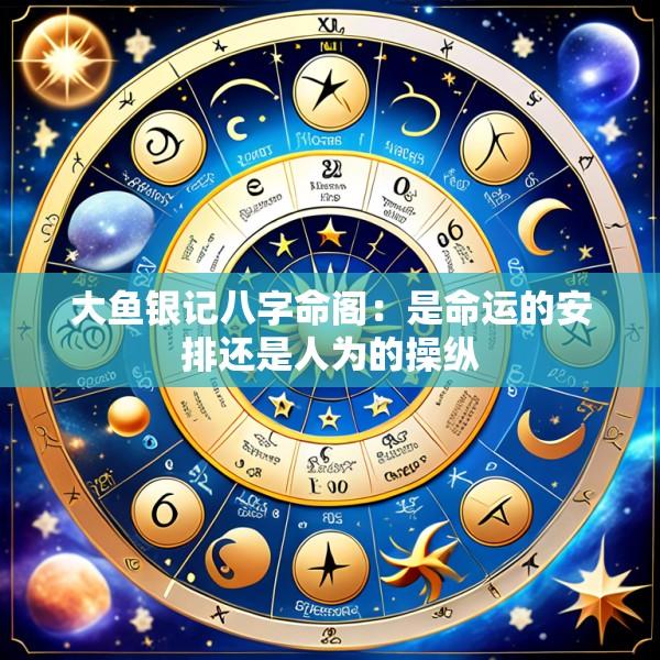 大鱼银记八字命阁：是命运的安排还是人为的操纵