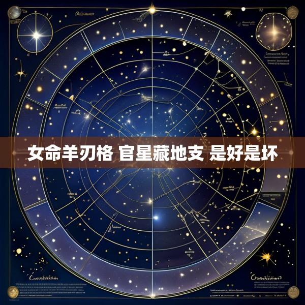女命羊刃格 官星藏地支 是好是坏