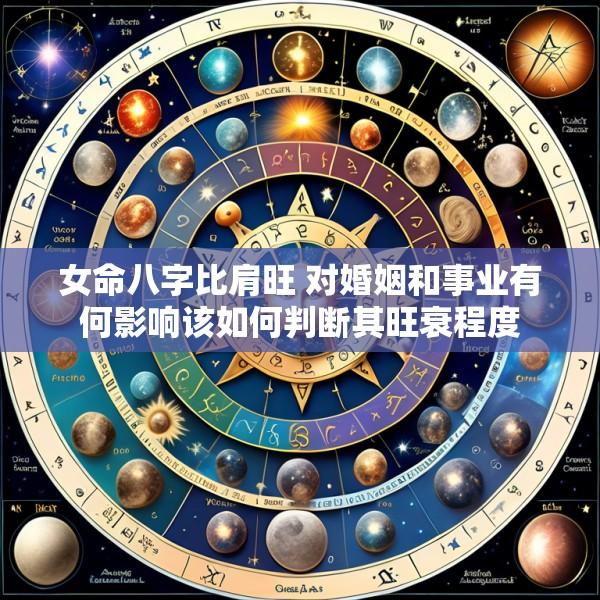 女命八字比肩旺 对婚姻和事业有何影响该如何判断其旺衰程度