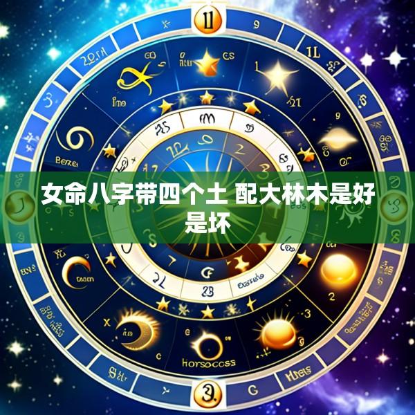 女命八字带四个土 配大林木是好是坏