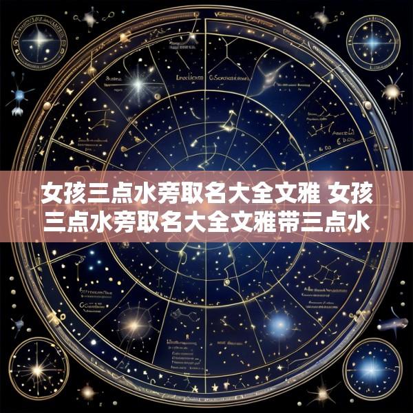 女孩三点水旁取名大全文雅 女孩三点水旁取名大全文雅带三点水和草字头的女孩名字