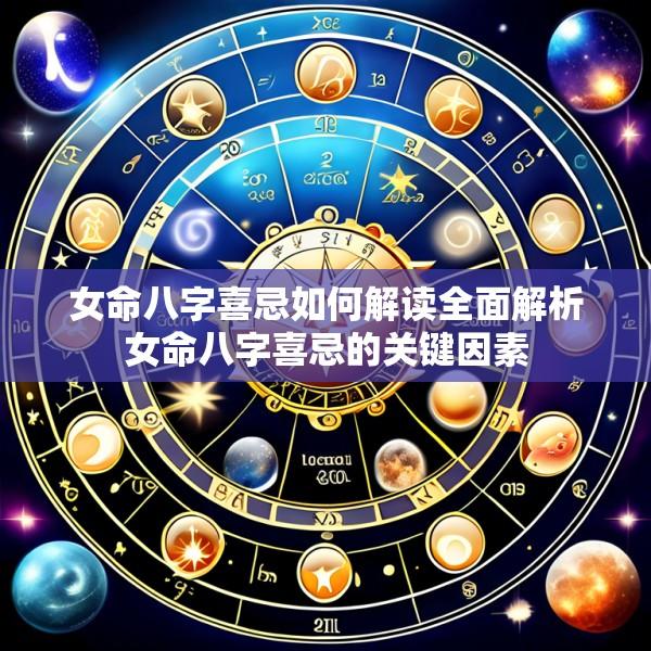 女命八字喜忌如何解读全面解析女命八字喜忌的关键因素
