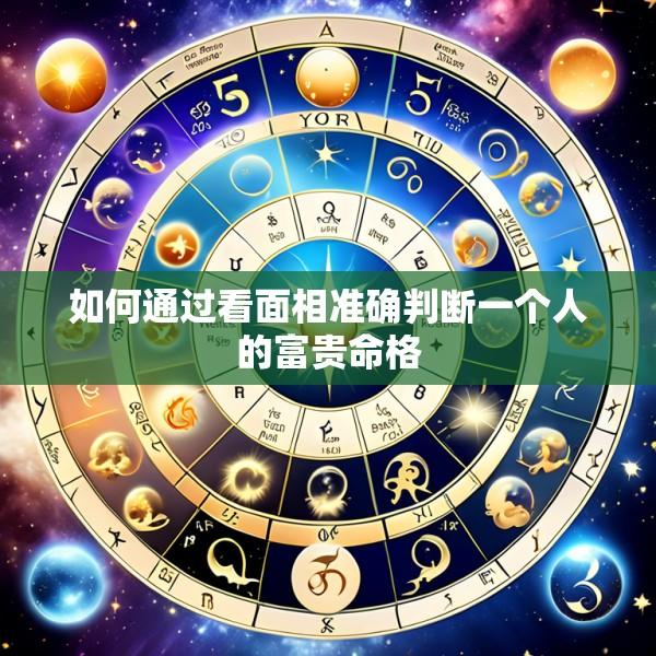 如何通过看面相准确判断一个人的富贵命格