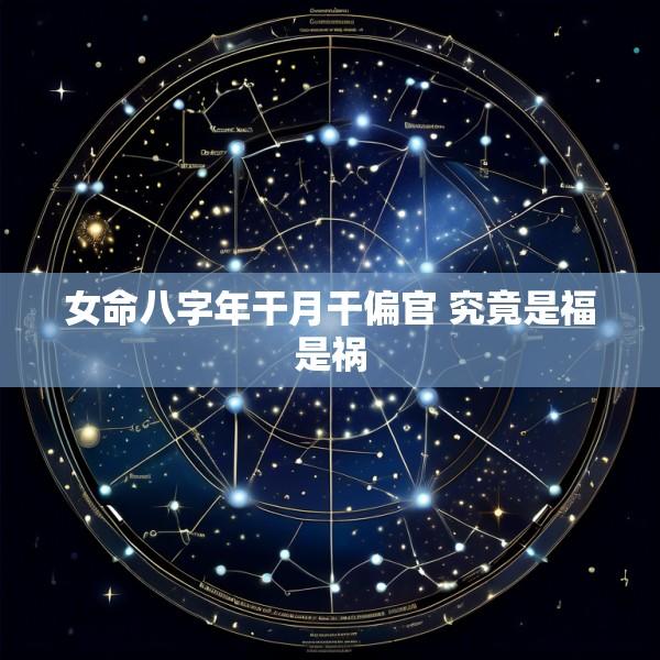 女命八字年干月干偏官 究竟是福是祸