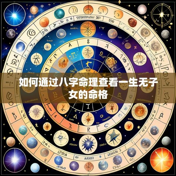 如何通过八字命理查看一生无子女的命格