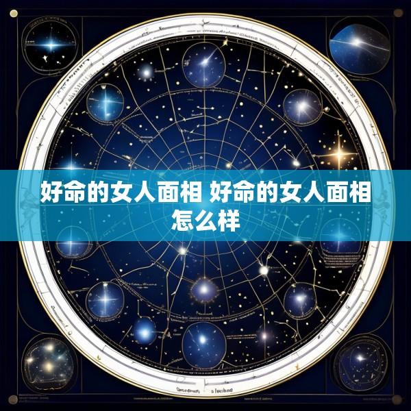 好命的女人面相 好命的女人面相怎么样