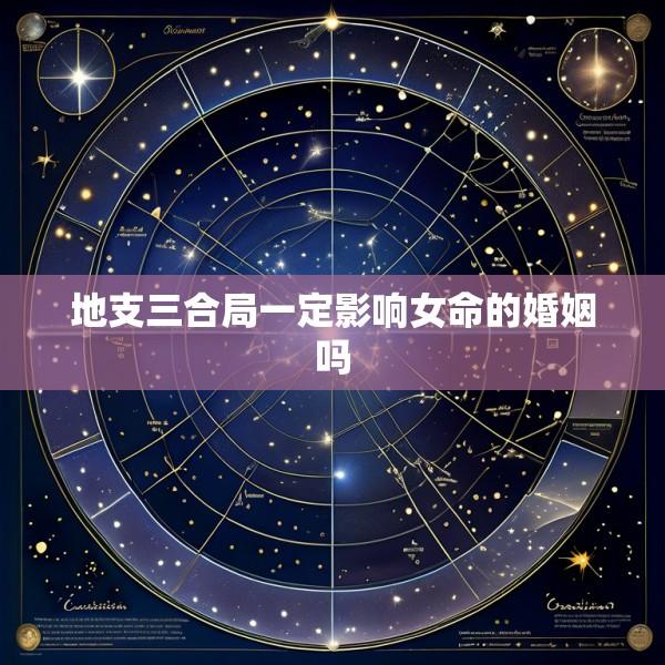 地支三合局一定影响女命的婚姻吗