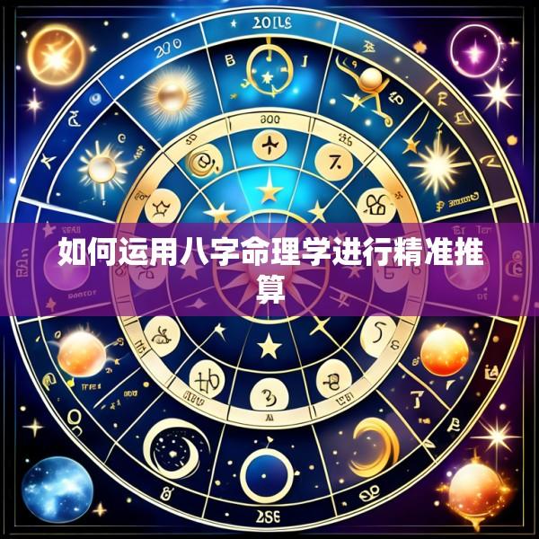 如何运用八字命理学进行精准推算