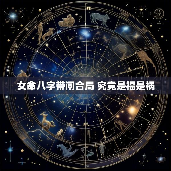 女命八字带闸合局 究竟是福是祸