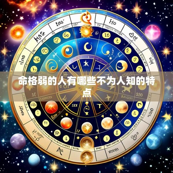 命格弱的人有哪些不为人知的特点