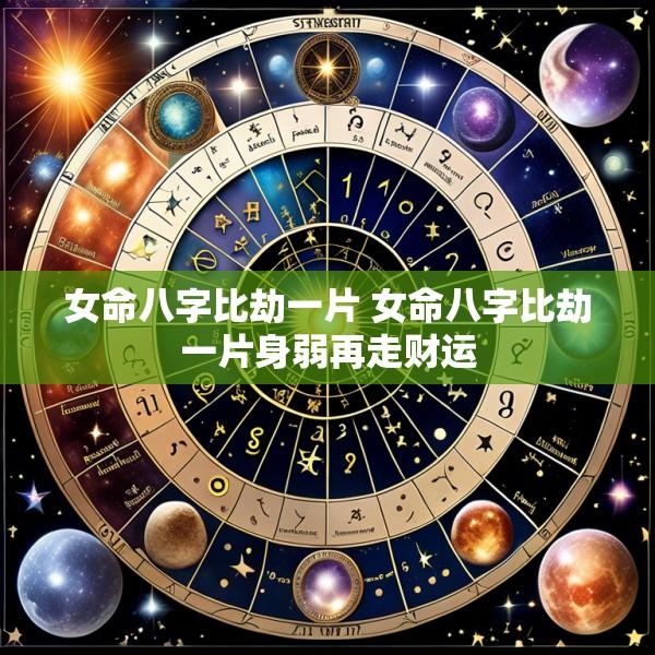 女命八字比劫一片 女命八字比劫一片身弱再走财运