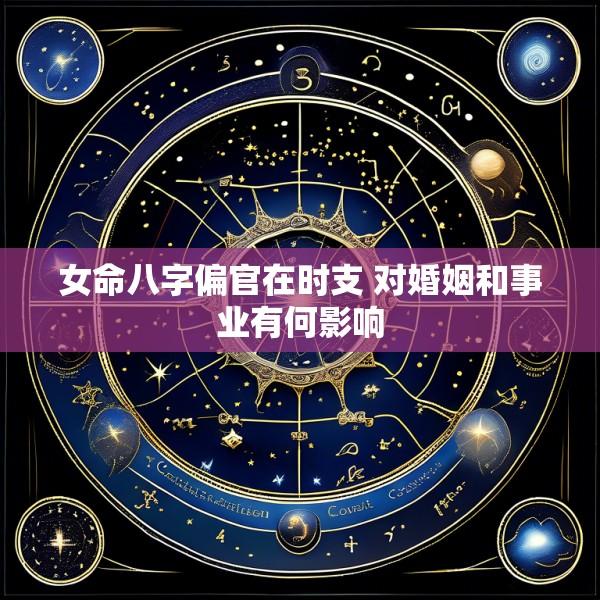 女命八字偏官在时支 对婚姻和事业有何影响