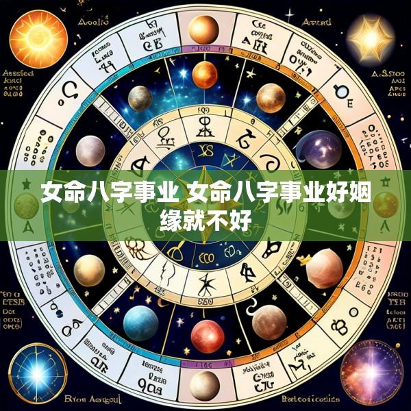 女命八字事业 女命八字事业好姻缘就不好