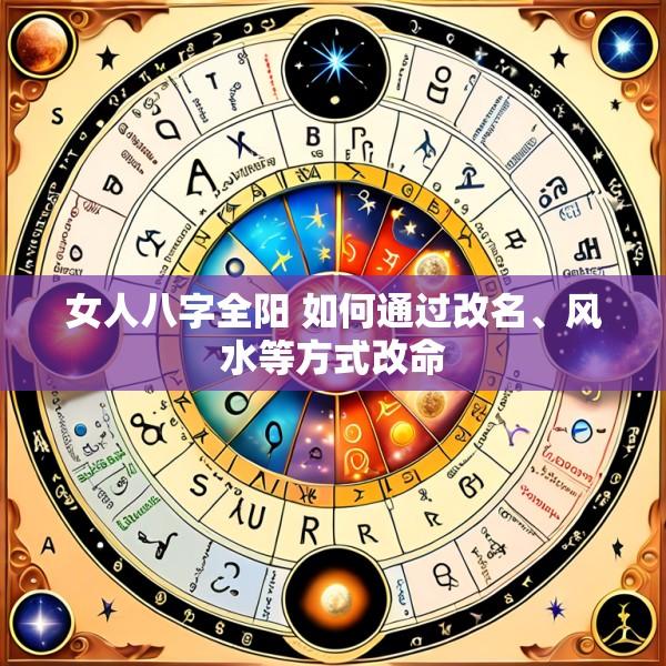 女人八字全阳 如何通过改名、风水等方式改命