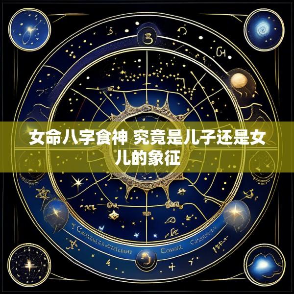 女命八字食神 究竟是儿子还是女儿的象征