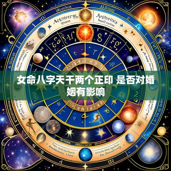 女命八字天干两个正印 是否对婚姻有影响