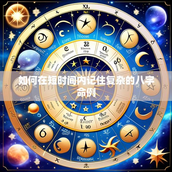如何在短时间内记住复杂的八字命例