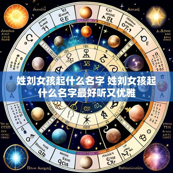 姓刘女孩起什么名字 姓刘女孩起什么名字最好听又优雅