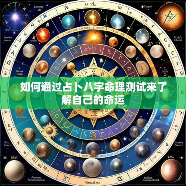 如何通过占卜八字命理测试来了解自己的命运